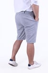 PİKE KUMAŞ LASTİKLİ BEL DETAYLI PANTALON GÖRÜNÜMLÜ ERKEK ŞORT-BERMUDA