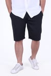 PİKE KUMAŞ LASTİKLİ BEL DETAYLI PANTALON GÖRÜNÜMLÜ ERKEK ŞORT-BERMUDA
