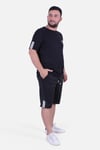 S-M-L-XL-XXL SLİM FİT ÇİZGİ DETAYLI ERKEK EŞOFMAN TAKIMI