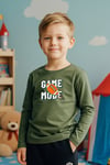 SIFIR YAKA GAME MODE BASKILI ERKEK ÇOCUK SWEATSHİRT