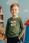 SIFIR YAKA GAME MODE BASKILI ERKEK ÇOCUK SWEATSHİRT