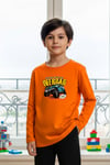 SIFIR YAKA OFF ROAD BASKILI ERKEK ÇOCUK SWEATSHİRT