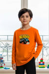 SIFIR YAKA OFF ROAD BASKILI ERKEK ÇOCUK SWEATSHİRT