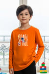 SIFIR YAKA SPACE BASKILI ERKEK ÇOCUK SWEATSHİRT