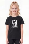 Tekli Atatürk, İmza ve Bayrak Baskı Temalı Kısa Kollu Unisex Çocuk Tişört