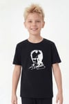 Tekli Atatürk, İmza ve Bayrak Baskı Temalı Kısa Kollu Unisex Çocuk Tişört