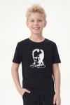 Tekli Atatürk, İmza ve Bayrak Baskı Temalı Kısa Kollu Unisex Çocuk Tişört