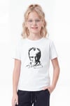Tekli Atatürk, İmza ve Bayrak Baskı Temalı Kısa Kollu Unisex Çocuk Tişört