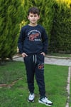 Trex Baskılı Erkek Çocuk Alt-üst Eşofman Takımı