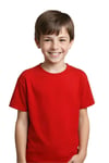 Unisex 3 lü Çocuk Düz Basic Kısa Kollu T-Shirt