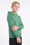 Unisex Çocuk 4'lü Basic Düz Kanguru Cepli Kapüşonlu Sweatshirt