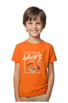 Unisex Çocuk Düz Kısa Kollu T-Shirt