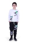 Uzun Kollu Off White X Yazı Baskılı Erkek Çocuk Alt-Üst Takım