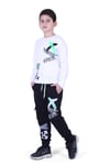 Uzun Kollu Off White X Yazı Baskılı Erkek Çocuk Alt-Üst Takım