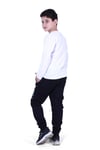 Uzun Kollu Off White X Yazı Baskılı Erkek Çocuk Alt-Üst Takım