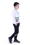 Uzun Kollu Off White X Yazı Baskılı Erkek Çocuk Alt-Üst Takım