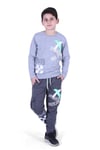 Uzun Kollu Off White X Yazı Baskılı Erkek Çocuk Alt-Üst Takım