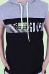 Yazı Baskılı Erkek Çocuk Kapüşonlu T-shirt