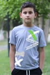Yuvarlak Yaka Baskılı Sıfır Yaka T-shirt