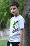 Yuvarlak Yaka Baskılı Sıfır Yaka T-shirt