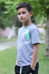 Yuvarlak Yaka Baskılı Sıfır Yaka T-shirt