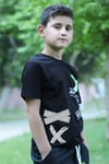 Yuvarlak Yaka Baskılı Sıfır Yaka T-shirt