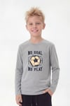 Yuvarlak Yaka Uzun Kollu Baskı Detaylı Erkek Çocuk Sweatshirt