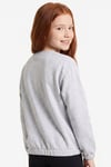 Yuvarlak Yakalı Beli Lastikli Kısa Bel Kız Çocuk Sweatshirt