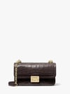 Michael Kors Tribeca Small Crocodile Embossed Leather Crossbody Bag 30F4G2RL5E