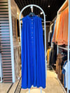 Oversize Ahşap Düğme Detay Maxi Boy Elbise - Saks 