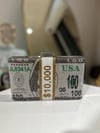 Taşlı Dolar Desenli Abiye Çanta 