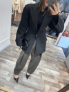 BELDEN OTURTMALI HACİMLİ BLAZER