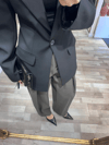 BELDEN OTURTMALI HACİMLİ BLAZER