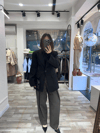 BELDEN OTURTMALI HACİMLİ BLAZER