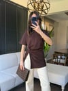 Burgu Detaylı Tasarım Tshirt