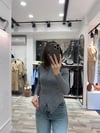 Çapraz Model Düğmeli Triko