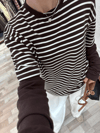 ÇİFT KOL KAHVERENGİ SWEAT