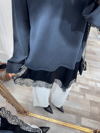 DANTEL ETEK DETAYLI MODAL BLUZ