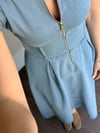 Denim Fermuarlı Premıum Elbise