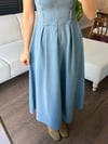 Denim Fermuarlı Premıum Elbise