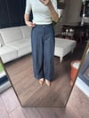 Denim Görünümlü İndigo Pantolon
