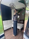 Denim Görünümlü İndigo Pantolon