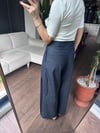 Denim Görünümlü İndigo Pantolon