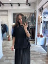 Fermuarlı Tişörtlü Saten Elbise