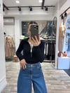 Fitilli Kumaş Fermuarlı Tişört