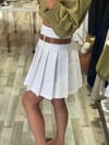 KEMERLİ PİLELİ KISA ETEK