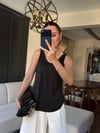 Kolsuz Antrasit Siyah V Yaka Bluz