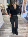 KREP KUMAŞ KEMERLİ İSPANYOL PANTOLON