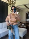 Kuşaklı Düğmeli Bej Trench