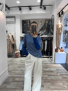 Mavi Çizgili Sweat
